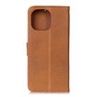 For Xiaomi Mi 11 KHAZNEH Cowhide Texture Horizontal Flip Leather Case with Holder & Card Slots & Wallet(Brown) - 3