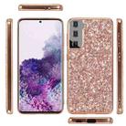 For Samsung Galaxy S21 Plus 5G Glitter Powder Shockproof TPU Protective Case(Gold) - 2