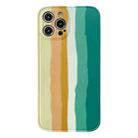 Rainbow IMD Shockproof TPU Protective Case For iPhone 11(Green) - 1