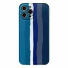 Rainbow IMD Shockproof TPU Protective Case For iPhone 11 Pro(Blue) - 1