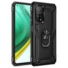 For Xiaomi Mi 10T Pro 5G Shockproof TPU + PC Protective Case with 360 Degree Rotating Holder(Black) - 1