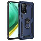 For Xiaomi Mi 10T Pro 5G Shockproof TPU + PC Protective Case with 360 Degree Rotating Holder(Blue) - 1