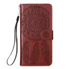 For Samsung Galaxy A02s (European Version) Dream Catcher Printing Horizontal Flip Leather Case with Holder & Card Slots & Wallet & Lanyard(Brown) - 2