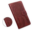 For Samsung Galaxy A02s (European Version) Dream Catcher Printing Horizontal Flip Leather Case with Holder & Card Slots & Wallet & Lanyard(Brown) - 7