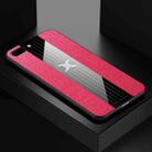 For iPhone SE 2022 / SE 2020 /  8 / 7 XINLI Stitching Cloth Texture Shockproof TPU Protective Case(Red) - 1