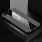 For iPhone 8 Plus & 7 Plus XINLI Stitching Cloth Texture Shockproof TPU Protective Case(Gray) - 1