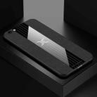 For iPhone 6 & 6s XINLI Stitching Cloth Texture Shockproof TPU Protective Case(Black) - 1