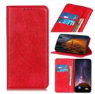 For OnePlus 9 Pro Magnetic Crazy Horse Texture Horizontal Flip Leather Case with Holder & Card Slots & Wallet(Red) - 1