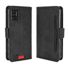 For UMIDIGI Bison Wallet Style Skin Feel Calf Pattern Leather Case with Separate Card Slot(Black) - 1