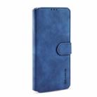 For samsung Galaxy A52 5G / 4G DG.MING Retro Oil Side Horizontal Flip Leather Case with Holder & Card Slots & Wallet(Blue) - 2