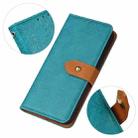 For Xiaomi Mi 11 European Floral Embossed Copper Buckle Horizontal Flip PU Leather Case with Holder & Card Slots & Wallet & Photo Frame(Blue) - 7