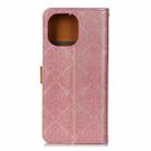 For Xiaomi Mi 11 European Floral Embossed Copper Buckle Horizontal Flip PU Leather Case with Holder & Card Slots & Wallet & Photo Frame(Pink) - 3