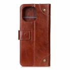 For Xiaomi Mi 11 Copper Buckle Nappa Texture Horizontal Flip Leather Case with Holder & Card Slots & Wallet(Brown) - 3