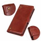 For Xiaomi Mi 11 Copper Buckle Nappa Texture Horizontal Flip Leather Case with Holder & Card Slots & Wallet(Brown) - 7
