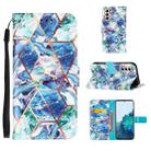 For Samsung Galaxy S21 5G Marble Stitching Horizontal Flip PU Leather Case with Holder & Card Slots & Wallet & Lanyard(Blue Green) - 1