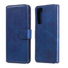 For Huawei P Smart 2021 Classic Calf Texture PU + TPU Horizontal Flip Leather Case, with Holder & Card Slots & Wallet(Blue) - 1