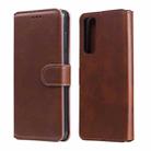 For Huawei P Smart 2021 Classic Calf Texture PU + TPU Horizontal Flip Leather Case, with Holder & Card Slots & Wallet(Brown) - 1