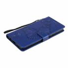 For OPPO Realme 7i / C17 3D Butterflies Embossing Pattern Horizontal Flip Leather Case with Holder & Card Slot & Wallet(Blue) - 7