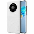 For Huawei Mate 40 NILLKIN Frosted Concave-convex Texture PC Protective Case(White) - 1