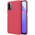 For Xiaomi Redmi Note 9 4G (CN Version) NILLKIN Frosted Concave-convex Texture PC Protective Case(Red) - 1