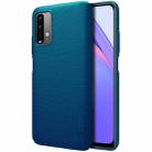 For Xiaomi Redmi Note 9 4G (CN Version) NILLKIN Frosted Concave-convex Texture PC Protective Case(Peacock Blue) - 1