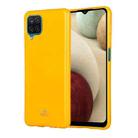 For Samsung Galaxy A12 GOOSPERY JELLY Full Coverage Soft Case(Yellow) - 1