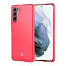 For Samsung Galaxy S21 5G GOOSPERY JELLY Full Coverage Soft Case(Rose Red) - 1