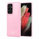 For Samsung Galaxy S21 Ultra 5G GOOSPERY JELLY Full Coverage Soft Case(Pink) - 1