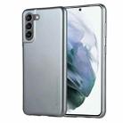 For Samsung Galaxy S21 5G GOOSPERY I JELLY METAL Shockproof TPU Case(Grey) - 1