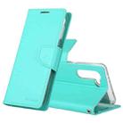 For Samsung Galaxy S21 5G GOOSPERY Bravo Diary Crazy Horse Texture Horizontal Flip Leather Case With Bracket & Card Slot & Wallet(Mint Green) - 1
