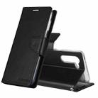 For Samsung Galaxy S21+ 5G GOOSPERY Bravo Diary Crazy Horse Texture Horizontal Flip Leather Case With Bracket & Card Slot & Wallet(Black) - 1