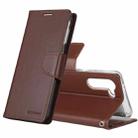 For Samsung Galaxy S21+ 5G GOOSPERY Bravo Diary Crazy Horse Texture Horizontal Flip Leather Case With Bracket & Card Slot & Wallet(Brown) - 1