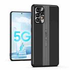 For Samsung Galaxy A52 5G Jianfeng Series TPU+ Metal Shockproof Protective Case(Black) - 1