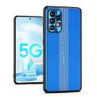 For Samsung Galaxy A52 5G Jianfeng Series TPU+ Metal Shockproof Protective Case(Blue) - 1