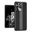 For Samsung Galaxy S20 Ultra Jianfeng Series TPU+ Metal Shockproof Protective Case(Black) - 1