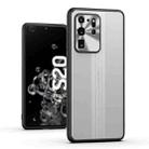 For Samsung Galaxy S20 Ultra Jianfeng Series TPU+ Metal Shockproof Protective Case(Silver) - 1