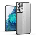 For Samsung Galaxy S21 5G Jianfeng Series TPU+ Metal Shockproof Protective Case(Silver) - 1