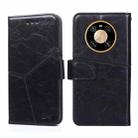 For Huawei Mate 40 Geometric Stitching Horizontal Flip TPU + PU Leather Case with Holder & Card Slots & Wallet(Black) - 1