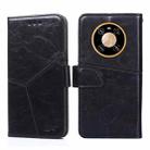 For Huawei Mate 40 Pro Geometric Stitching Horizontal Flip TPU + PU Leather Case with Holder & Card Slots & Wallet(Black) - 1