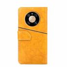 For Huawei Mate 40 Pro Geometric Stitching Horizontal Flip TPU + PU Leather Case with Holder & Card Slots & Wallet(Yellow) - 3