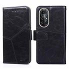 For Huawei nova 8 Pro 5G Geometric Stitching Horizontal Flip TPU + PU Leather Case with Holder & Card Slots & Wallet(Black) - 1