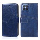 For Huawei nova 8 SE Geometric Stitching Horizontal Flip TPU + PU Leather Case with Holder & Card Slots & Wallet(Blue) - 1