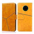 For Huawei Mate 30 Geometric Stitching Horizontal Flip TPU + PU Leather Case with Holder & Card Slots & Wallet(Yellow) - 1