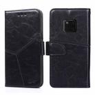 For Huawei Mate 20 Pro Geometric Stitching Horizontal Flip TPU + PU Leather Case with Holder & Card Slots & Wallet(Black) - 1