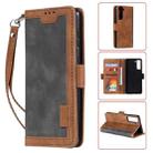 For Samsung Galaxy S21 5G Retro Splicing Horizontal Flip Leather Case with Card Slots & Holder & Wallet(Grey) - 1