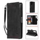For Samsung Galaxy S21 5G Retro Splicing Horizontal Flip Leather Case with Card Slots & Holder & Wallet(Black) - 1