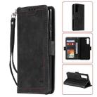 For Samsung Galaxy S21+ 5G Retro Splicing Horizontal Flip Leather Case with Card Slots & Holder & Wallet(Black) - 1