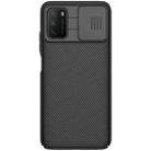 For Xiaomi Poco M3 NILLKIN Black Mirror Series PC Camshield Full Coverage Dust-proof Scratch Resistant Mobile Phone Case(Black) - 1