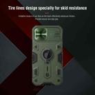 For iPhone 12 / 12 Pro NILLKIN Shockproof CamShield Armor Protective Case with Invisible Ring Holder(Green) - 5