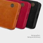 For Samsung Galaxy S21 Ultra 5G NILLKIN QIN Series Crazy Horse Texture Horizontal Flip Leather Case with Card Slot(Black) - 8